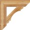 Ekena Millwork Olympic Slat Rough Sawn Bracket, Western Red Cedar, 6"W x 28"D x 28"H BKT06X28X28OLY06RWR - alternate 2